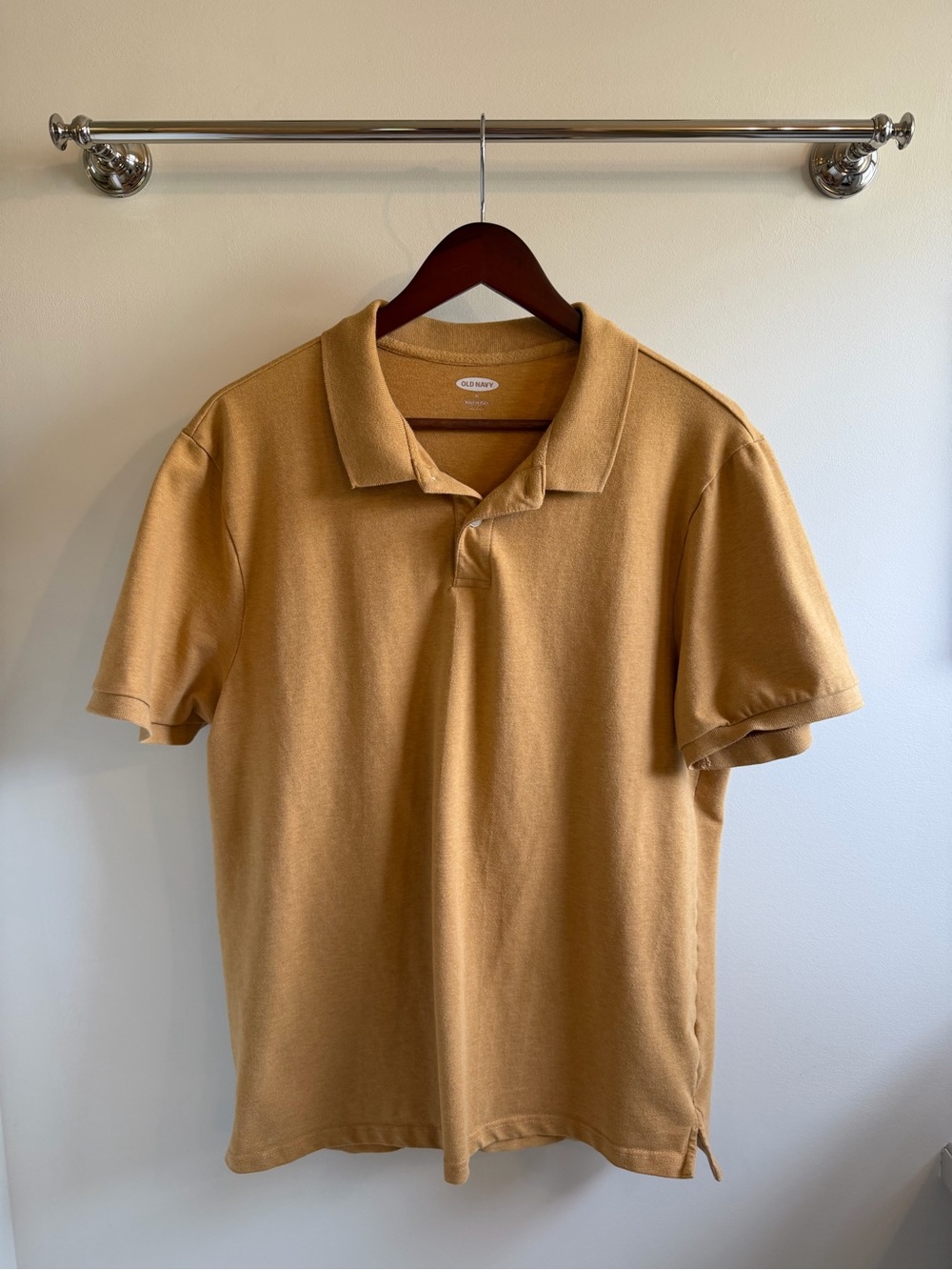 Old Navy Men's Polo Shirt - Camel Tan